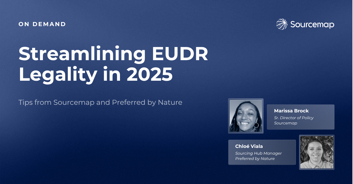 On Demand EUDR Streamlinging Legality in 2025