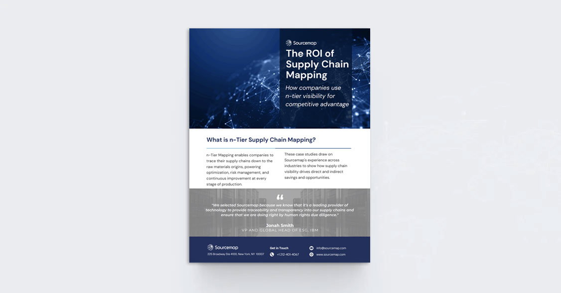 eBook | ROI of Supply Chain Mapping